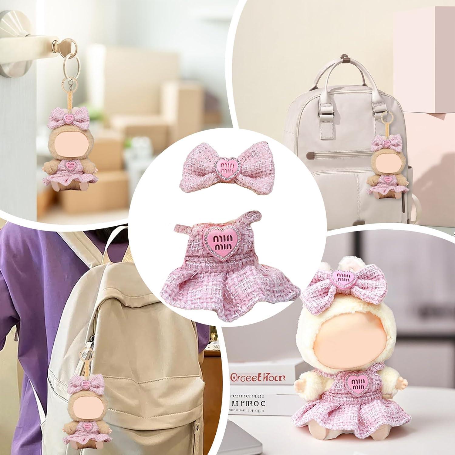 Conjunto de Ropa para Muñecas 17cm Genérico 2pc Rosa