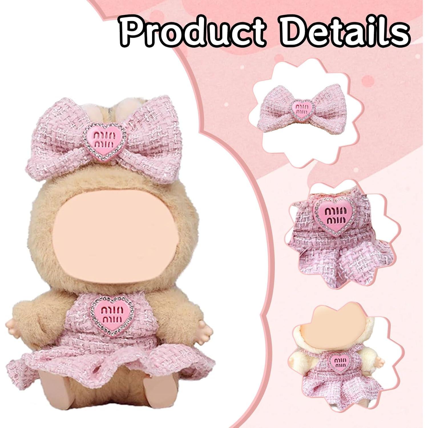 Conjunto de Ropa para Muñecas 17cm Genérico 2pc Rosa