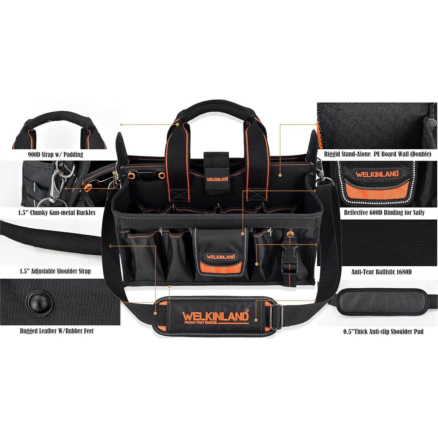 Bolsa de Herramientas WELKINLAND 40.64 cm 19 Bolsillos