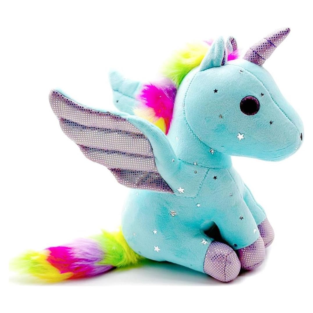 Juguete de Peluche Unicornio Azul Best Ramona 26x29x25cm