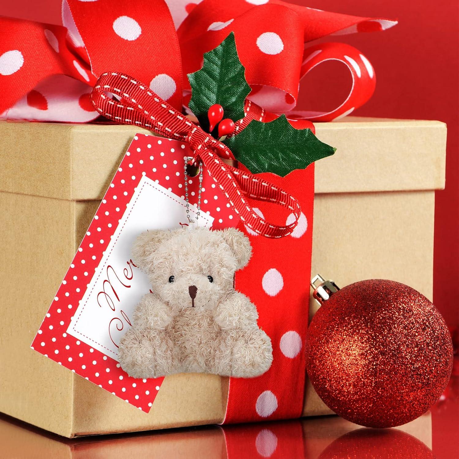 Threan 8 Mini Ositos de Peluche Suaves 10 cm para Regalo