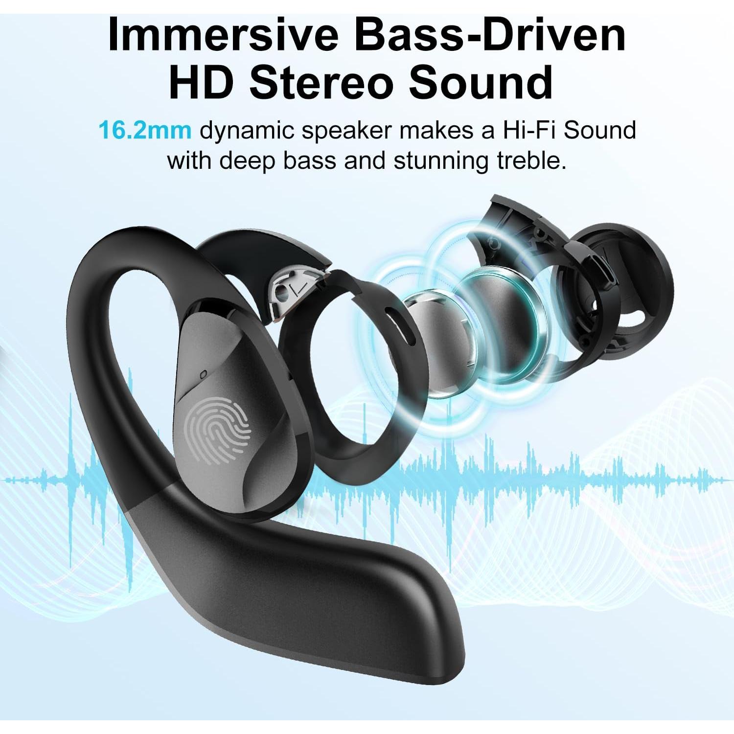 Auriculares Inalámbricos Golvery AIR01 Bluetooth 5.3 con Micrófono