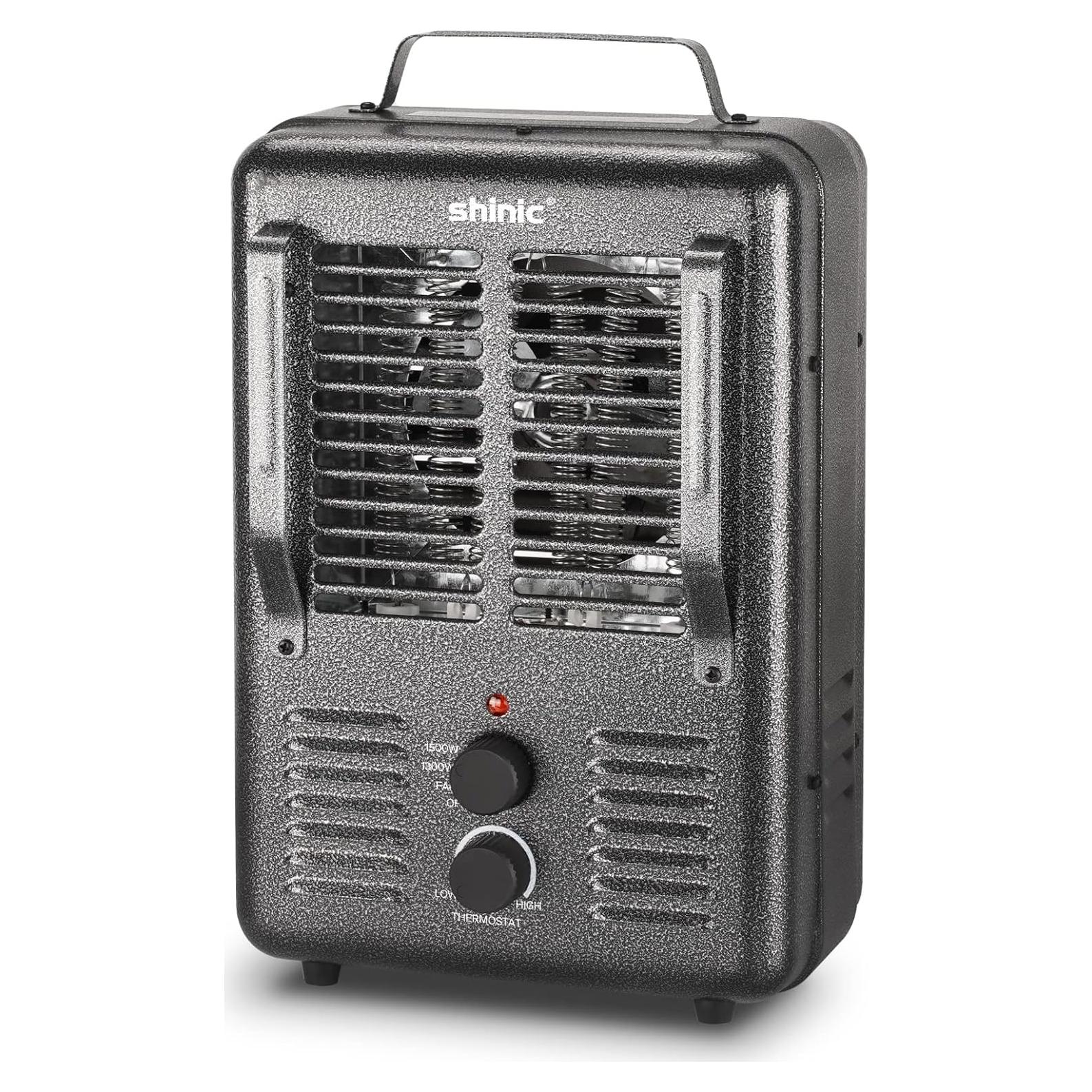 Calentador Eléctrico Portátil Shinic FW606-15CG 1500W Gris