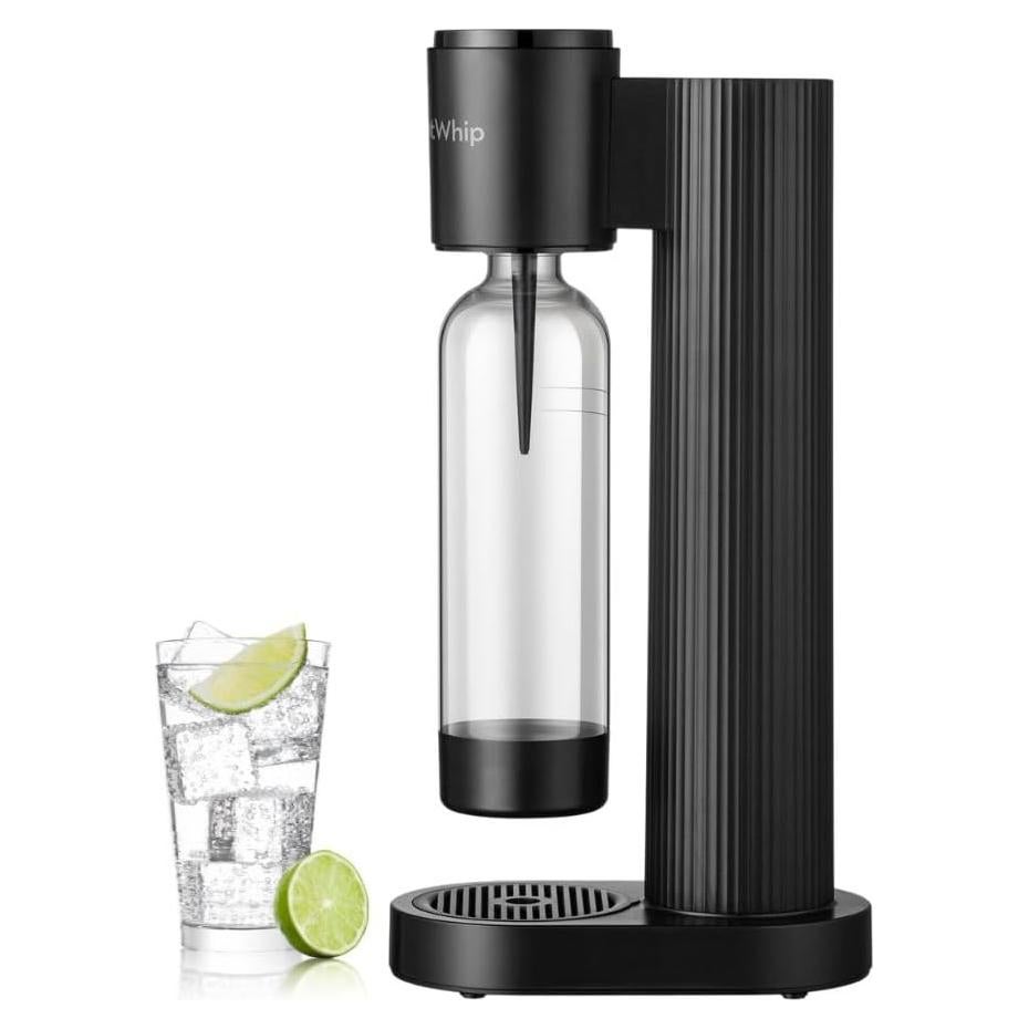 Máquina de Soda GreatWhip 1L Carbonatación Manual Negra