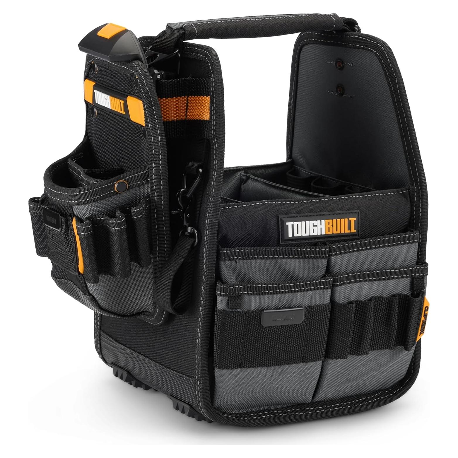 Bolsa Tote ToughBuilt 20.32 cm con ClipTech 31 Bolsillos