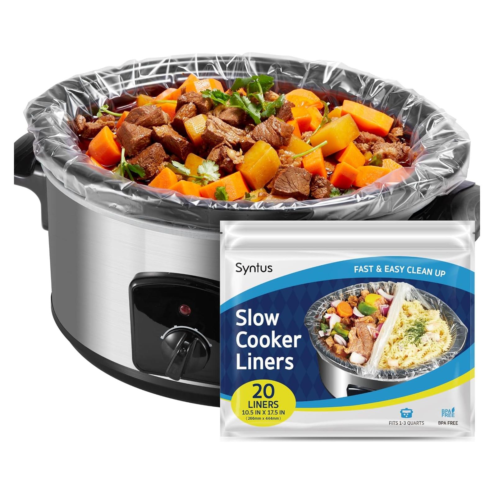 Forros Desechables Syntus para Olla de Cocción Lenta 20 Pzs