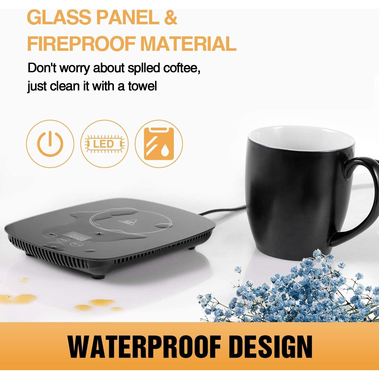 Calentador de Tazas YEOSEN Negro 25W con 3 Temperaturas Ajustables