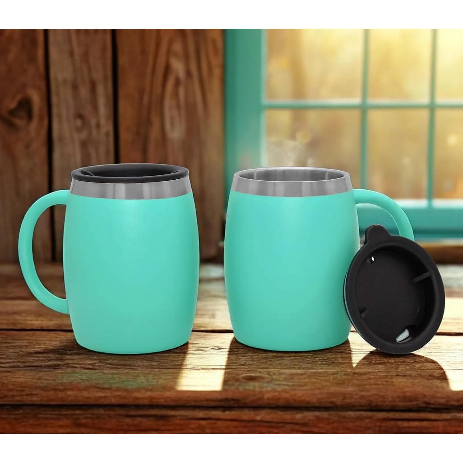 Juego de 2 Tazas de Café Aisladas CHILLOUT LIFE 396g Azul Aqua