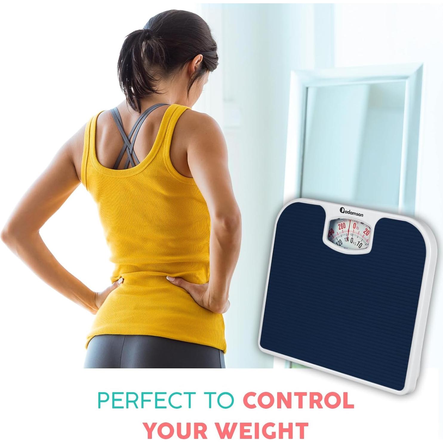 Báscula Analógica Adamson A21 - Hasta 136 KG - Antideslizante