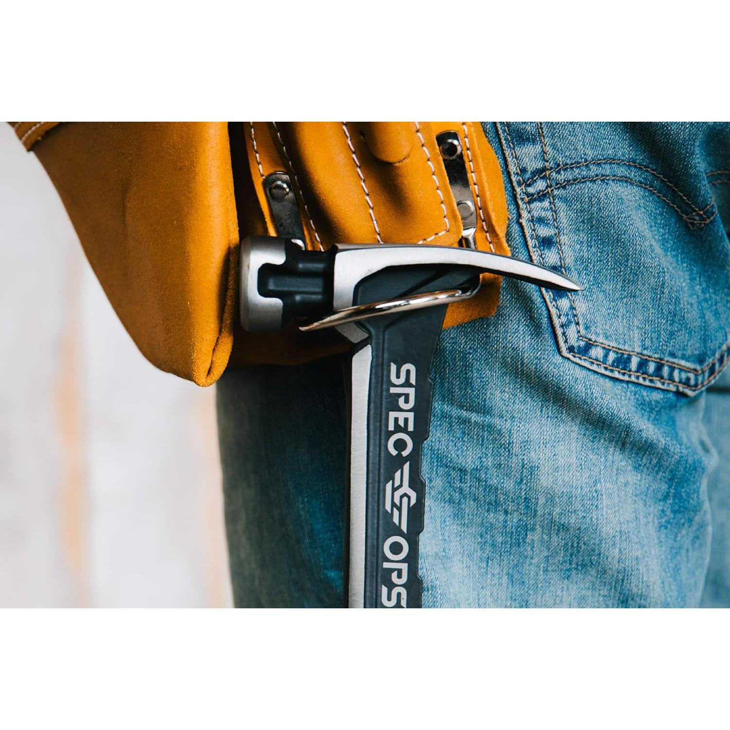 Martillo de Enmarcar Spec Ops 22 oz, Cara Fresada, Negro/Tan