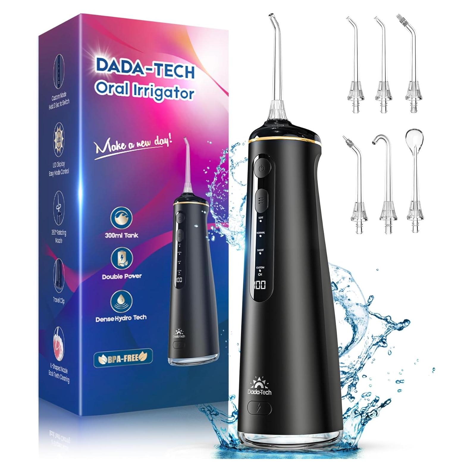 Hilo Dental a Presión Dada-Tech Inalámbrico 300ml 8 Modos