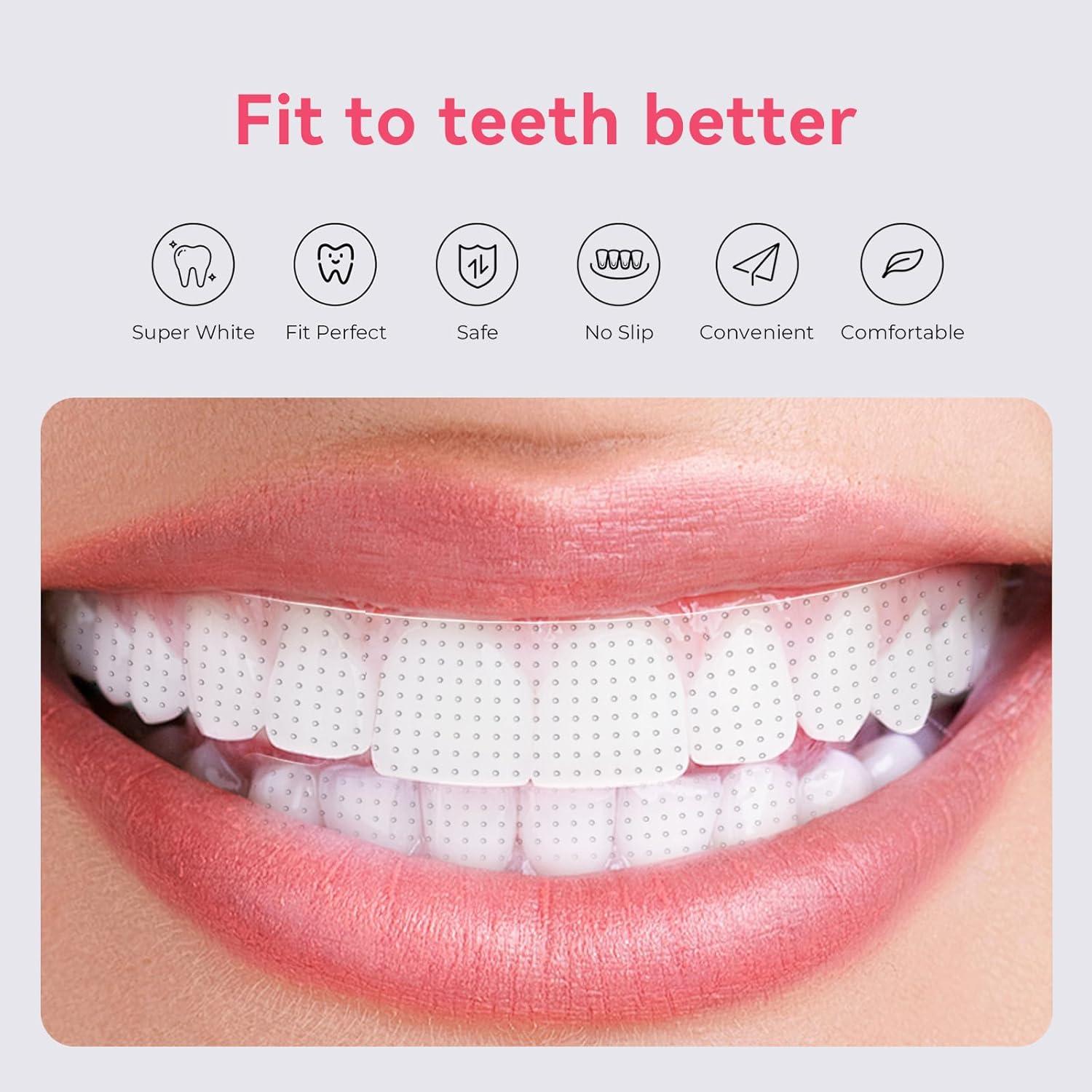 Tiras Blanqueadoras DentiSmart - 28 Tiras para Dientes Sensibles