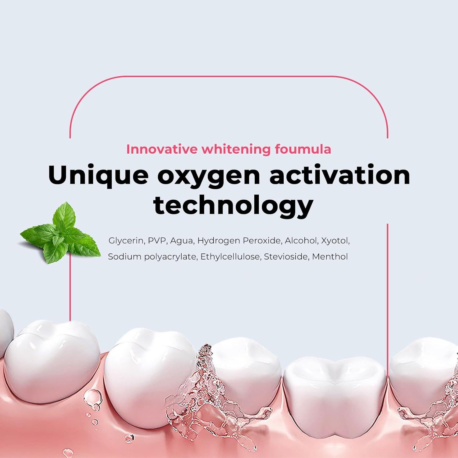 Tiras Blanqueadoras DentiSmart - 28 Tiras para Dientes Sensibles