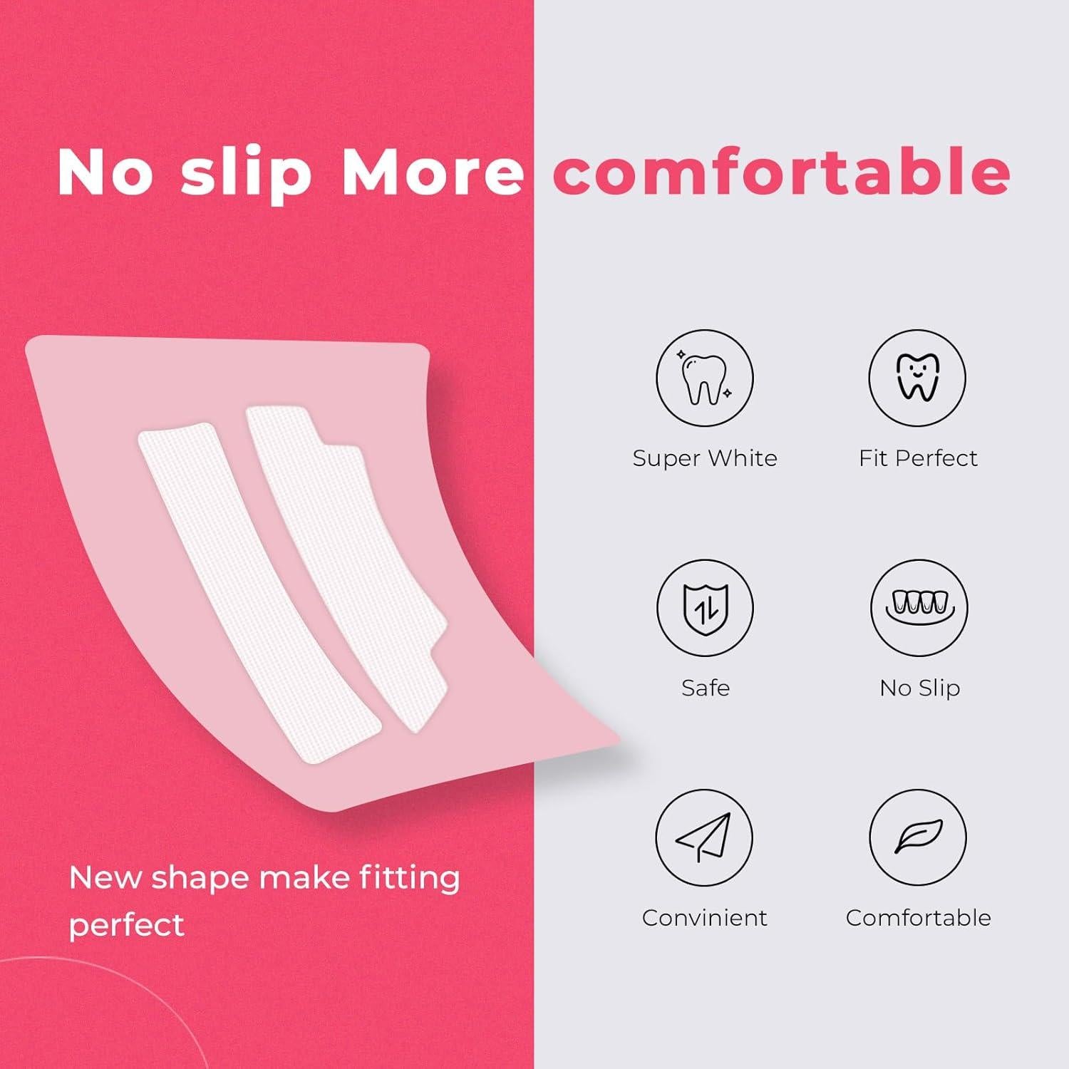 Tiras Blanqueadoras DentiSmart - 28 Tiras para Dientes Sensibles