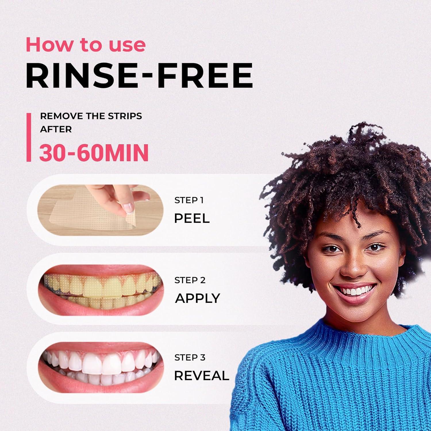 Tiras Blanqueadoras DentiSmart - 28 Tiras para Dientes Sensibles