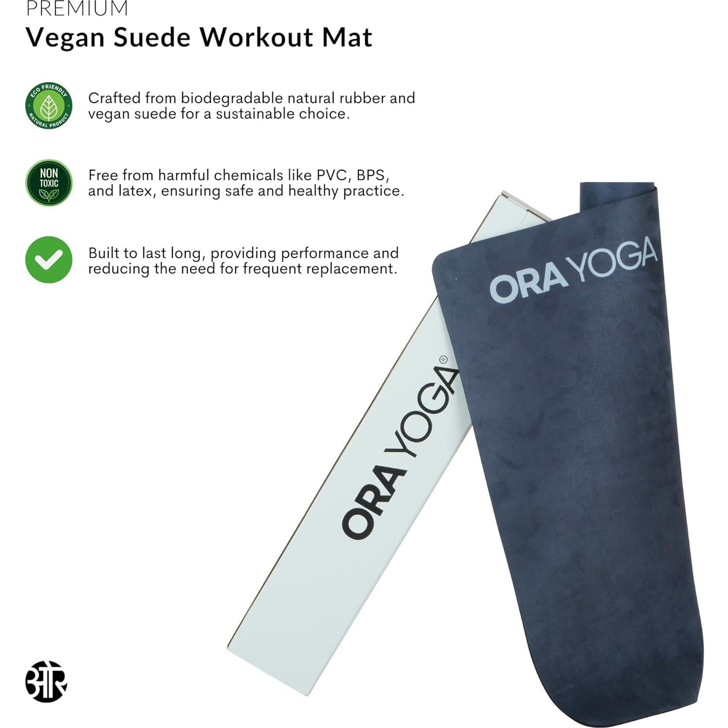 Alfombrilla de Ejercicio ORA YOGA Bruma Azul 3mm Antideslizante