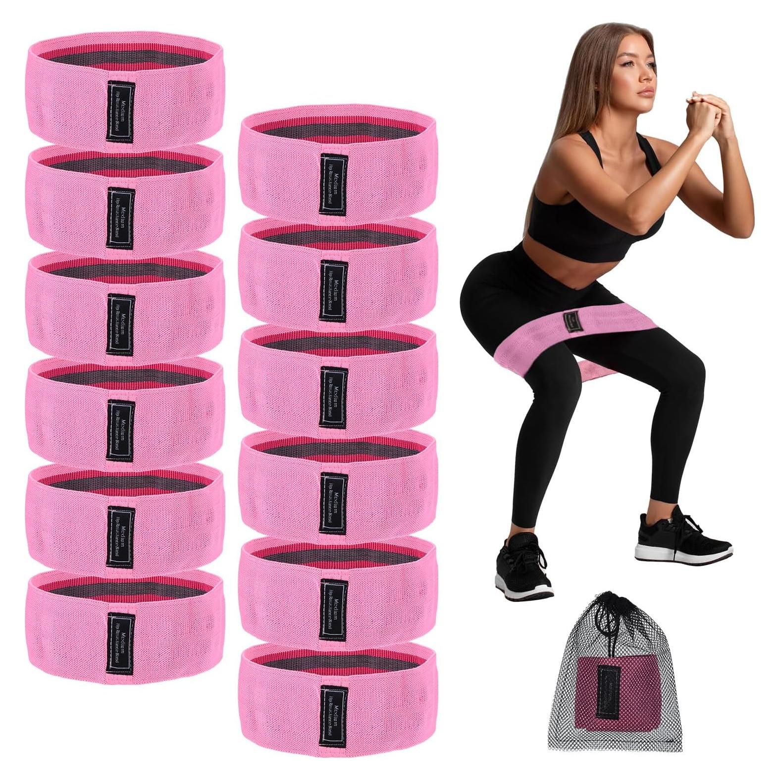 Bandas de Resistencia PATIKIL para Glúteos y Piernas 12 Piezas