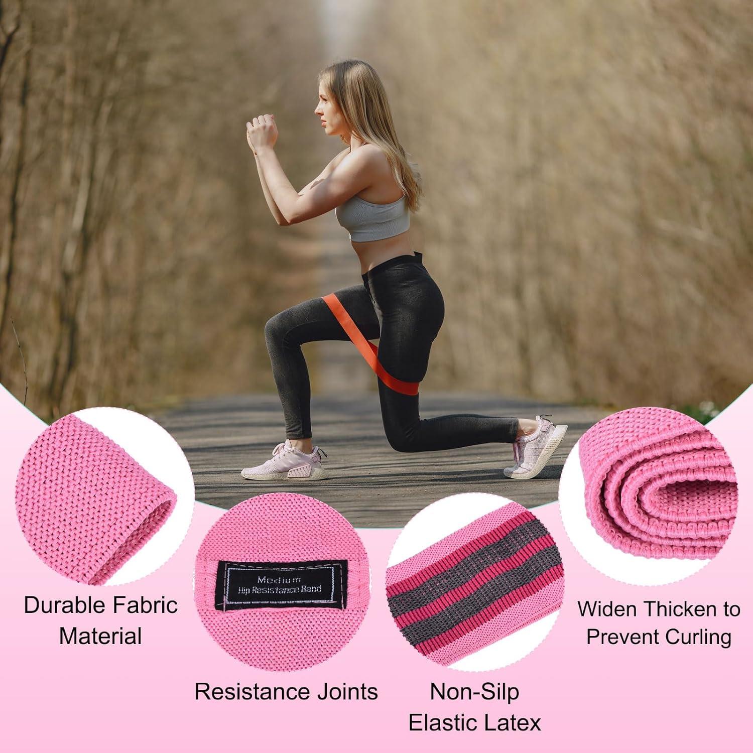 Bandas de Resistencia PATIKIL para Glúteos y Piernas 12 Piezas