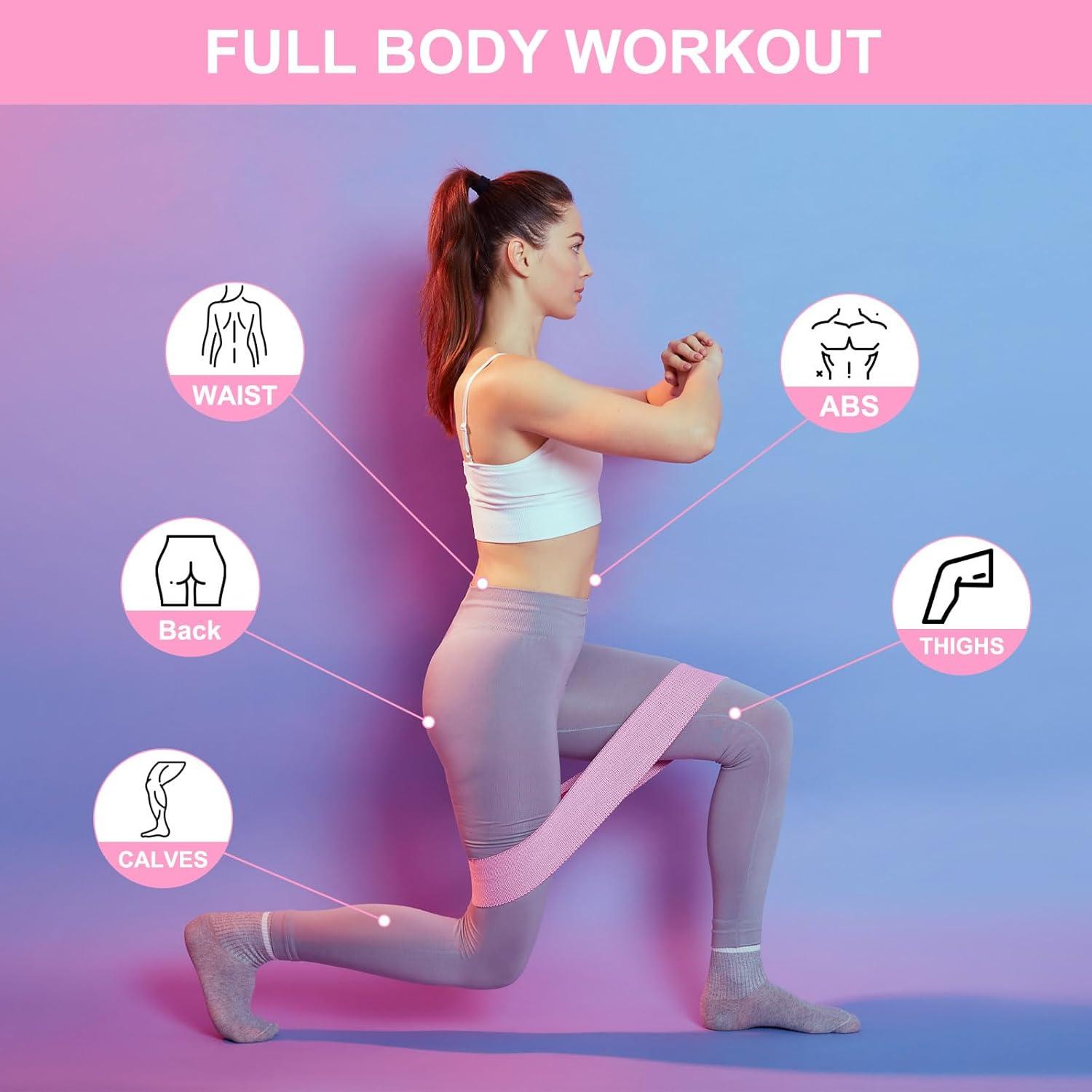 Bandas de Resistencia PATIKIL para Glúteos y Piernas 12 Piezas