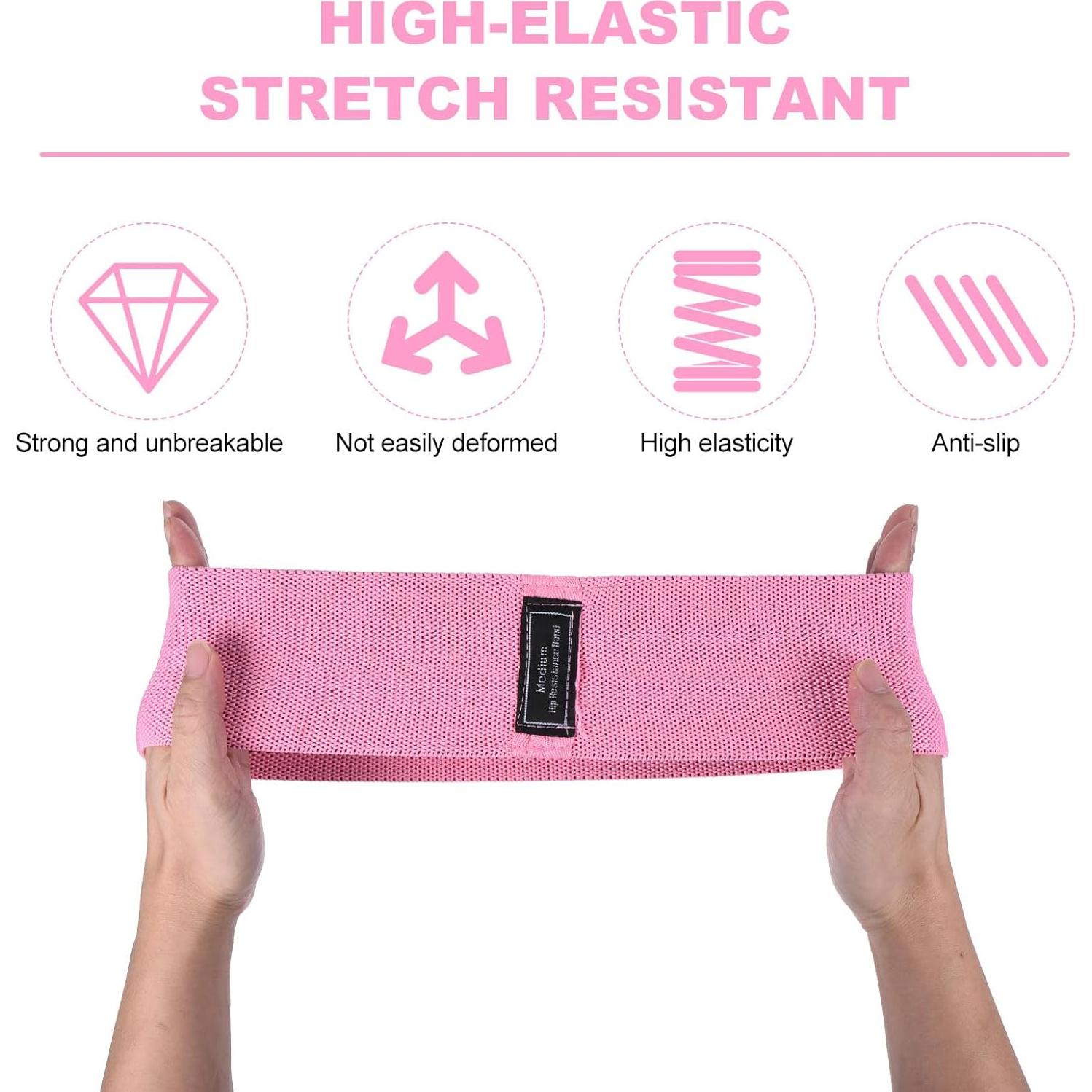 Bandas de Resistencia PATIKIL para Glúteos y Piernas 12 Piezas