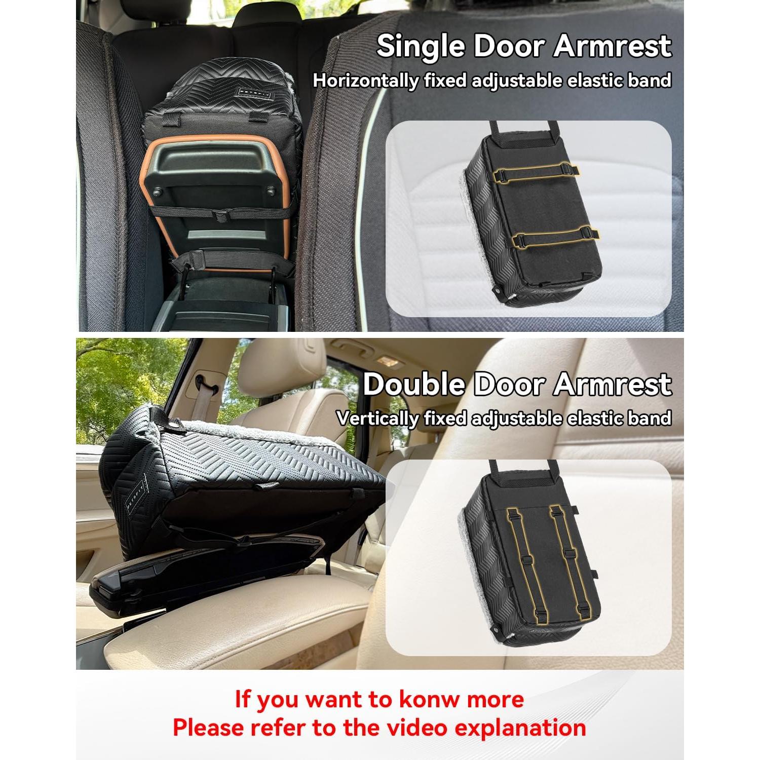 Asiento de Coche para Perros PETSFIT Pequeño Negro 43.5x24x21.5 cm