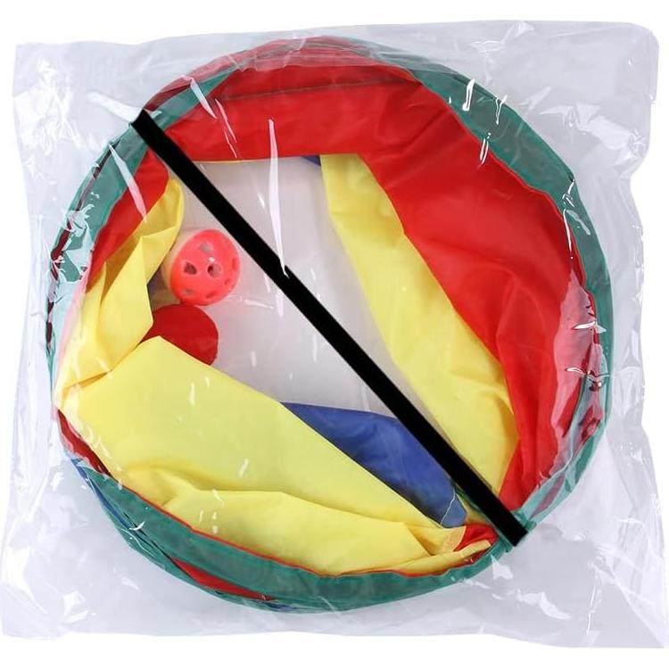 Túnel para Gatos y Conejos 3M Arcoíris 50cm Interactivo