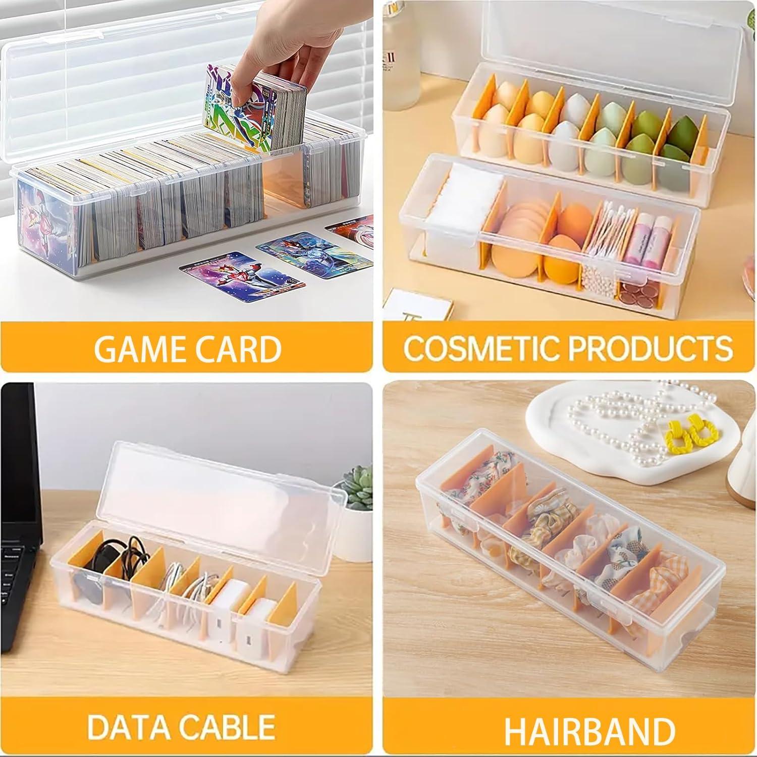 Paquete de 2 cajas organizadoras de cables KSORUSL 29.2x9.1x7.2 cm