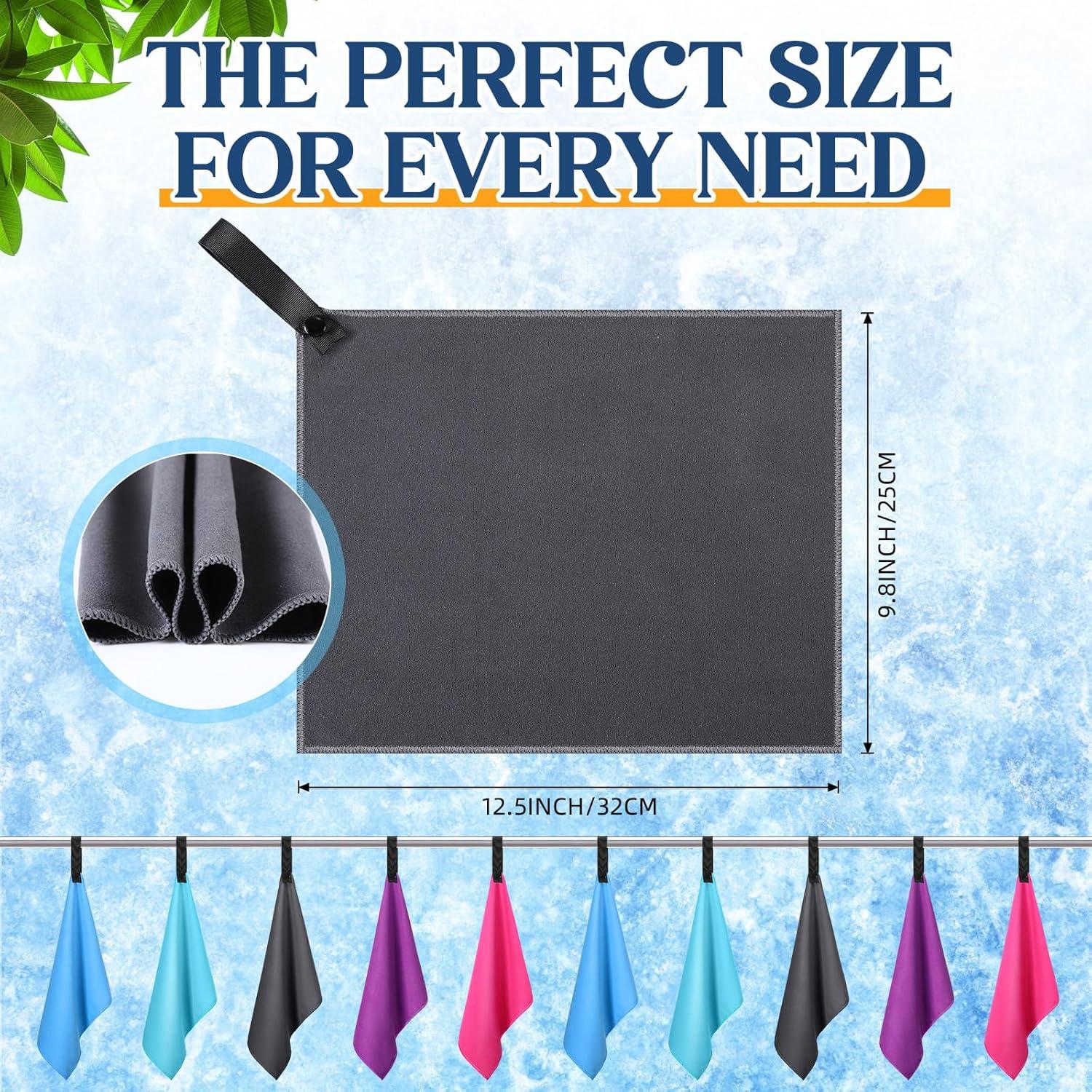 Toallas de Microfibra SmoothNovelty 10 Pzs 32x25 cm Secado Rápido