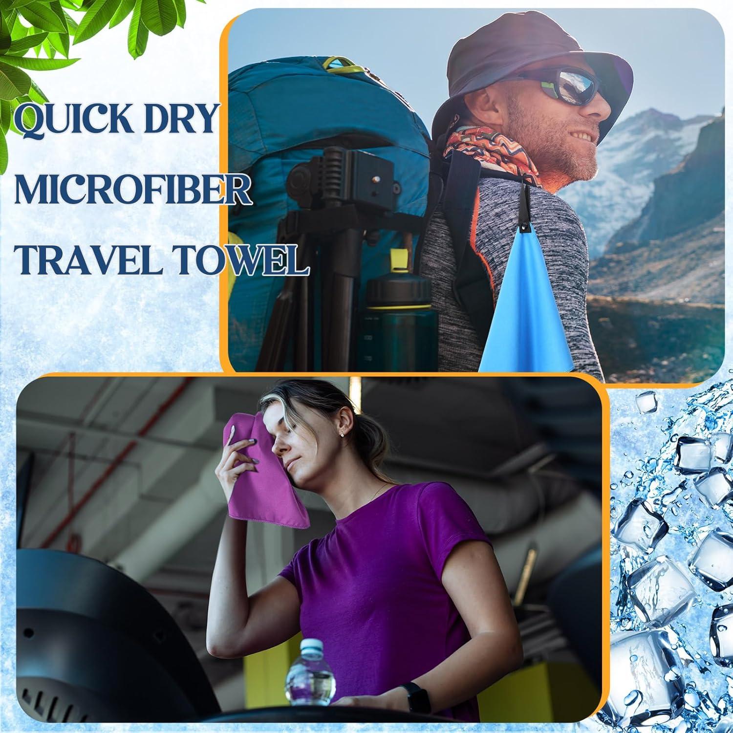 Toallas de Microfibra SmoothNovelty 10 Pzs 32x25 cm Secado Rápido