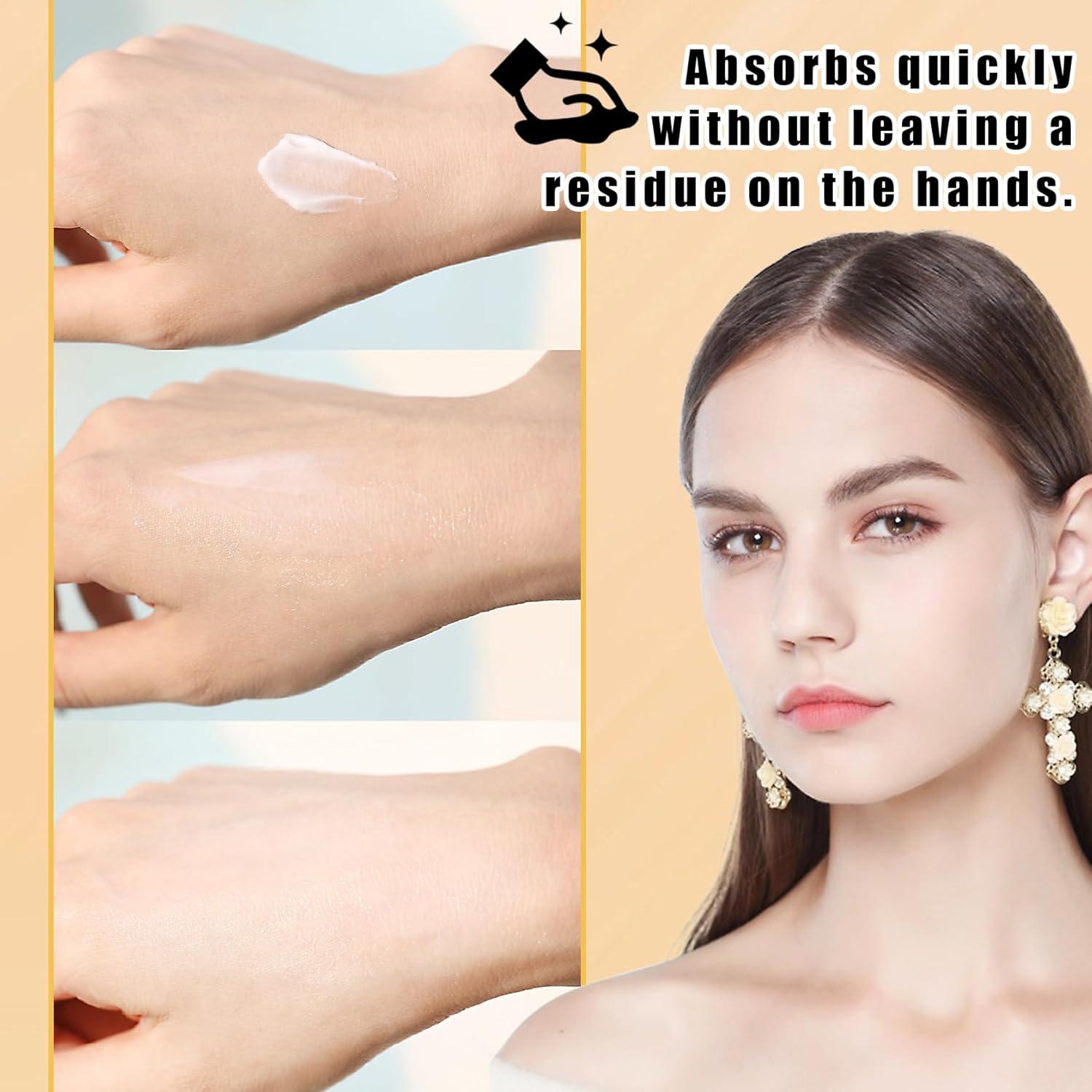 Base de Maquillaje Líquida DWDiWen 2PCS SPF50 Hidratante