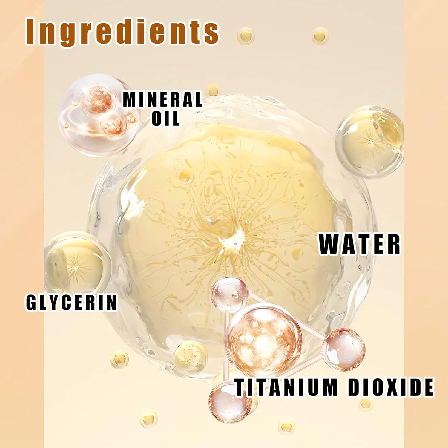 Base de Maquillaje Líquida DWDiWen 2PCS SPF50 Hidratante