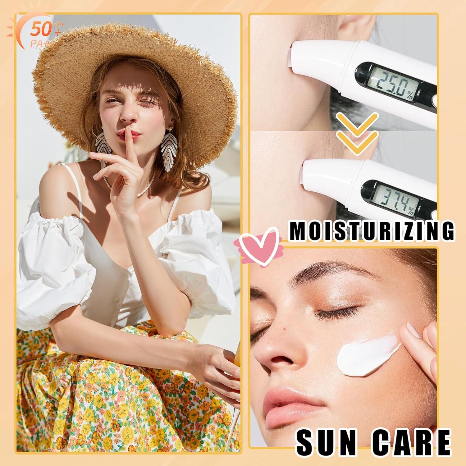 Base de Maquillaje Líquida DWDiWen 2PCS SPF50 Hidratante