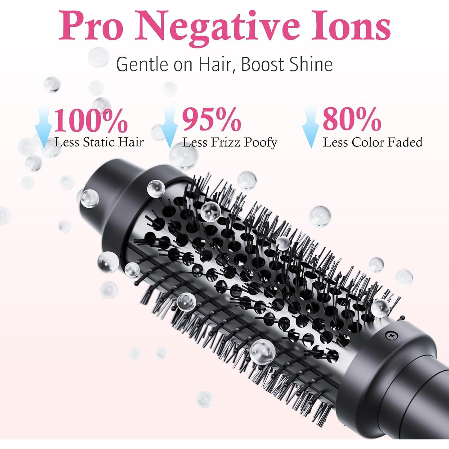 Cepillo Térmico DAILYLIFE 1.5" con Iones Negativos y Calor Ajustable