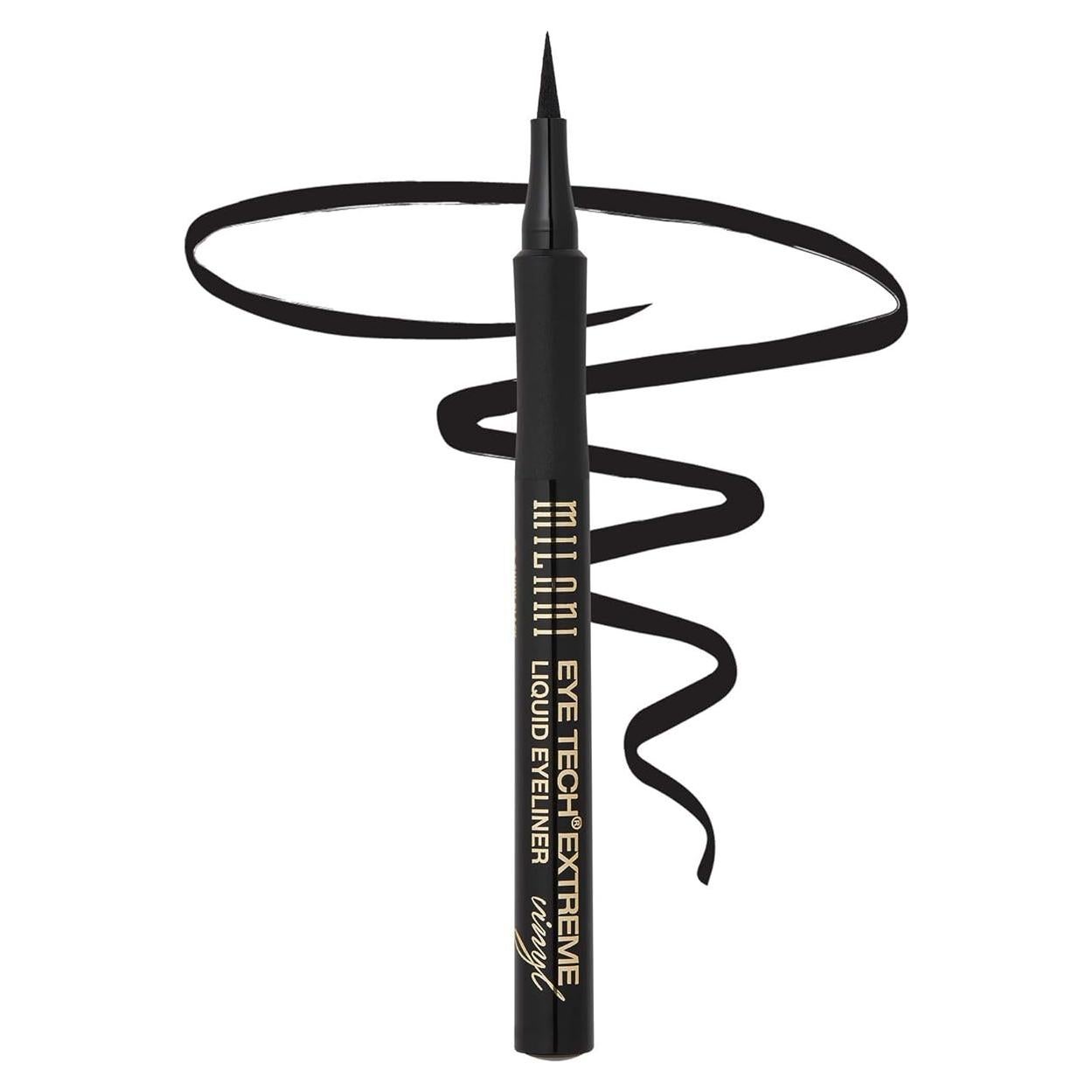 Delineador Líquido Milani Eye Tech Extreme - Vinilo Negro 9.9g