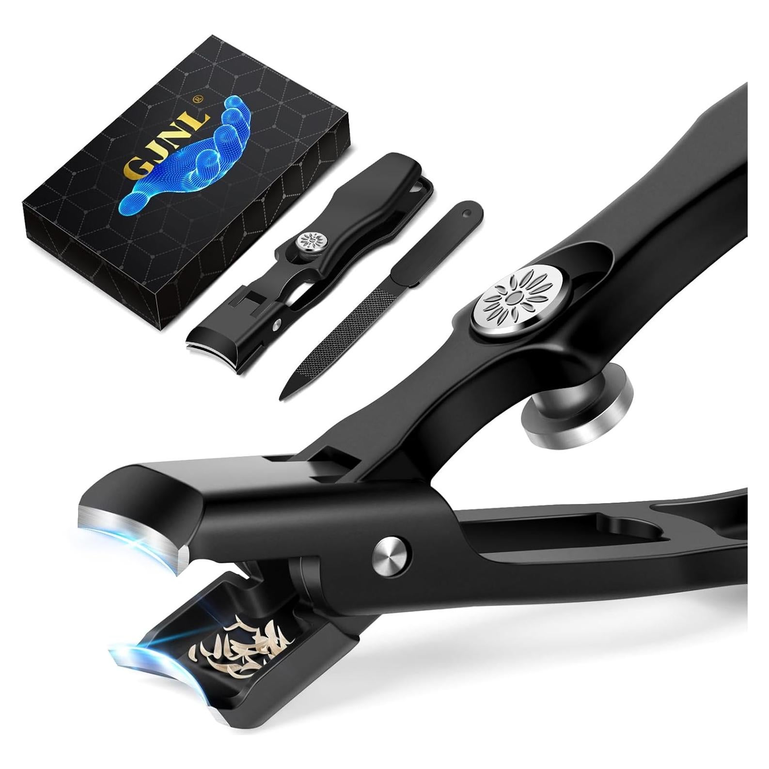 Cortauñas GJNL para Hombres Uñas Gruesas Antisalpicaduras