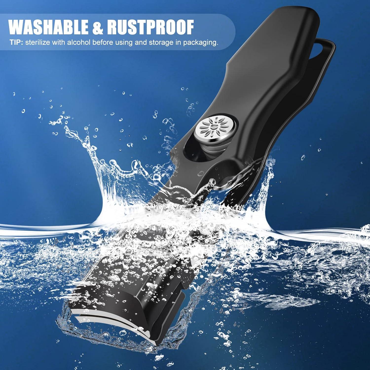 Cortauñas GJNL para Hombres Uñas Gruesas Antisalpicaduras