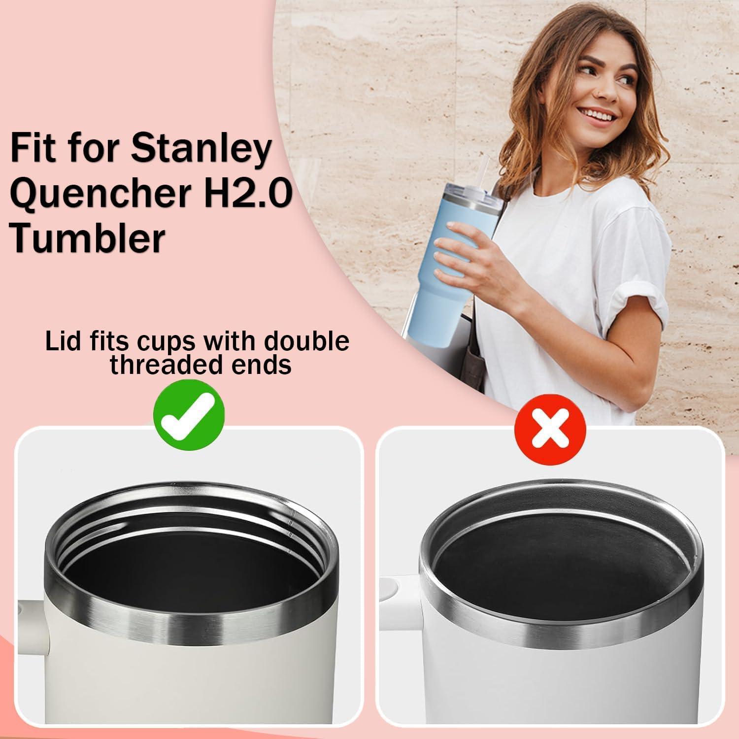 Tapa de Reemplazo para Vaso Stanley 40 OZ Fabuerdia - 2 Piezas