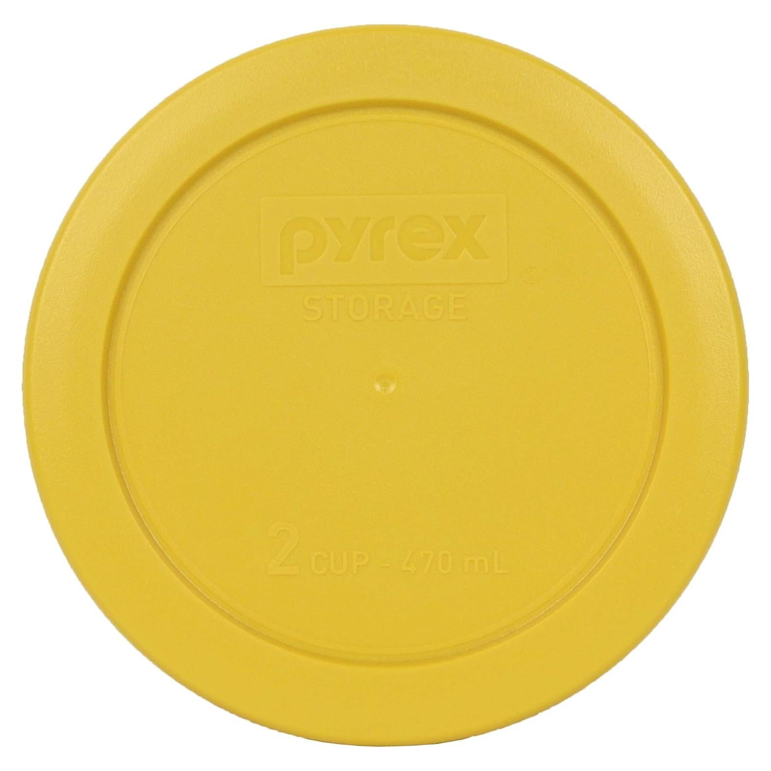 Tapa de Almacenamiento Pyrex 7200-PC 2 Tazas Amarillo Mantequilla