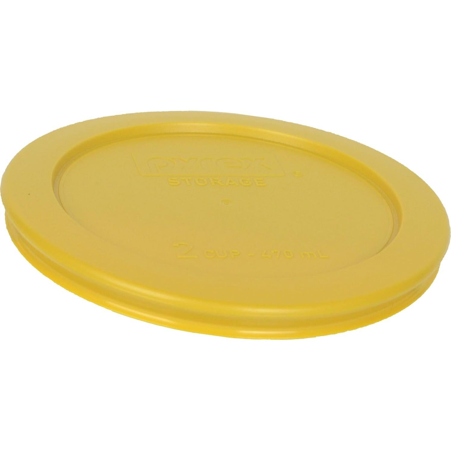 Tapa de Almacenamiento Pyrex 7200-PC 2 Tazas Amarillo Mantequilla