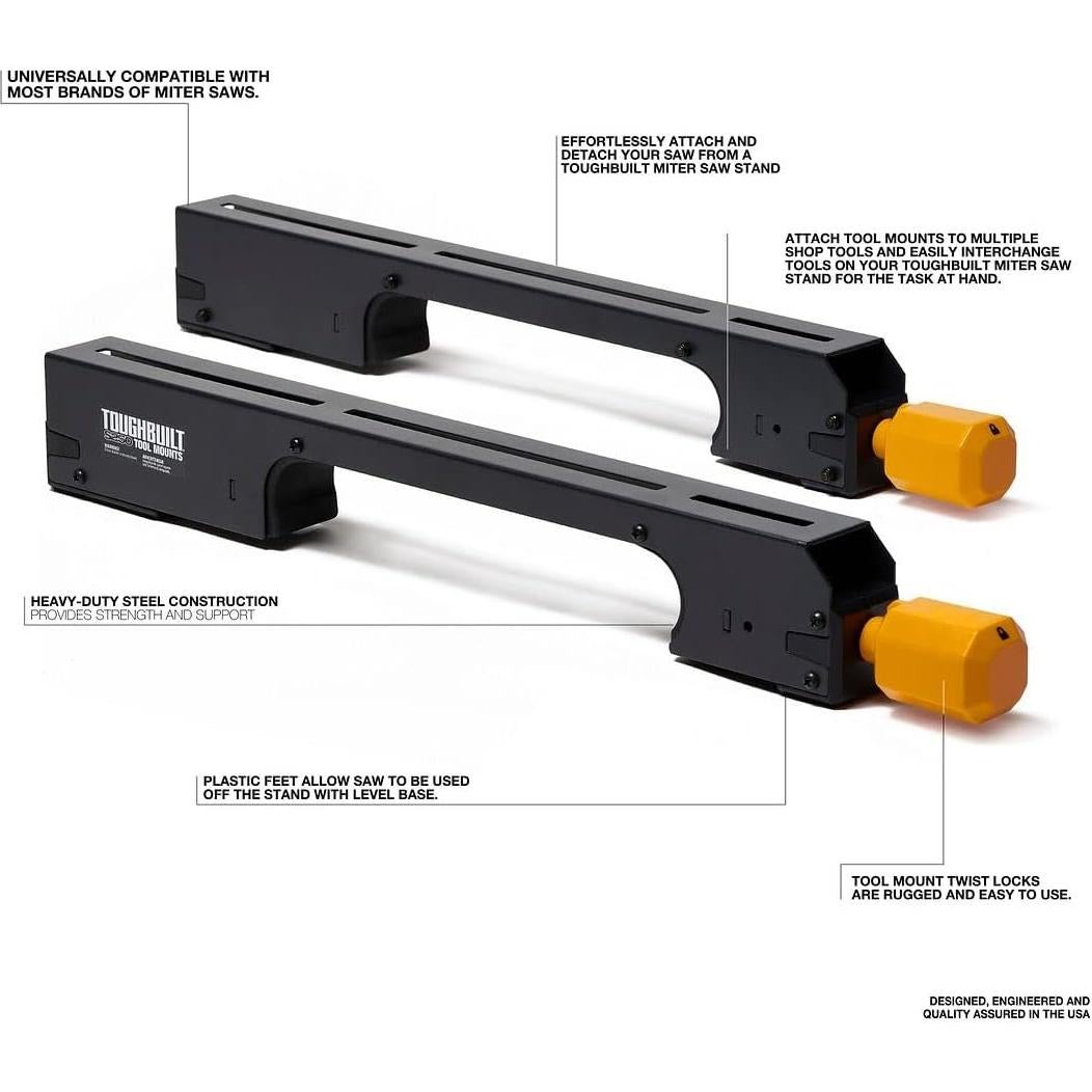 Soportes Universales ToughBuilt TB-S250 (Juego de 2)