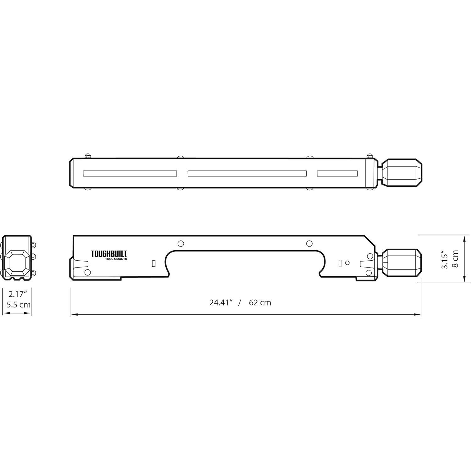Soportes Universales ToughBuilt TB-S250 (Juego de 2)