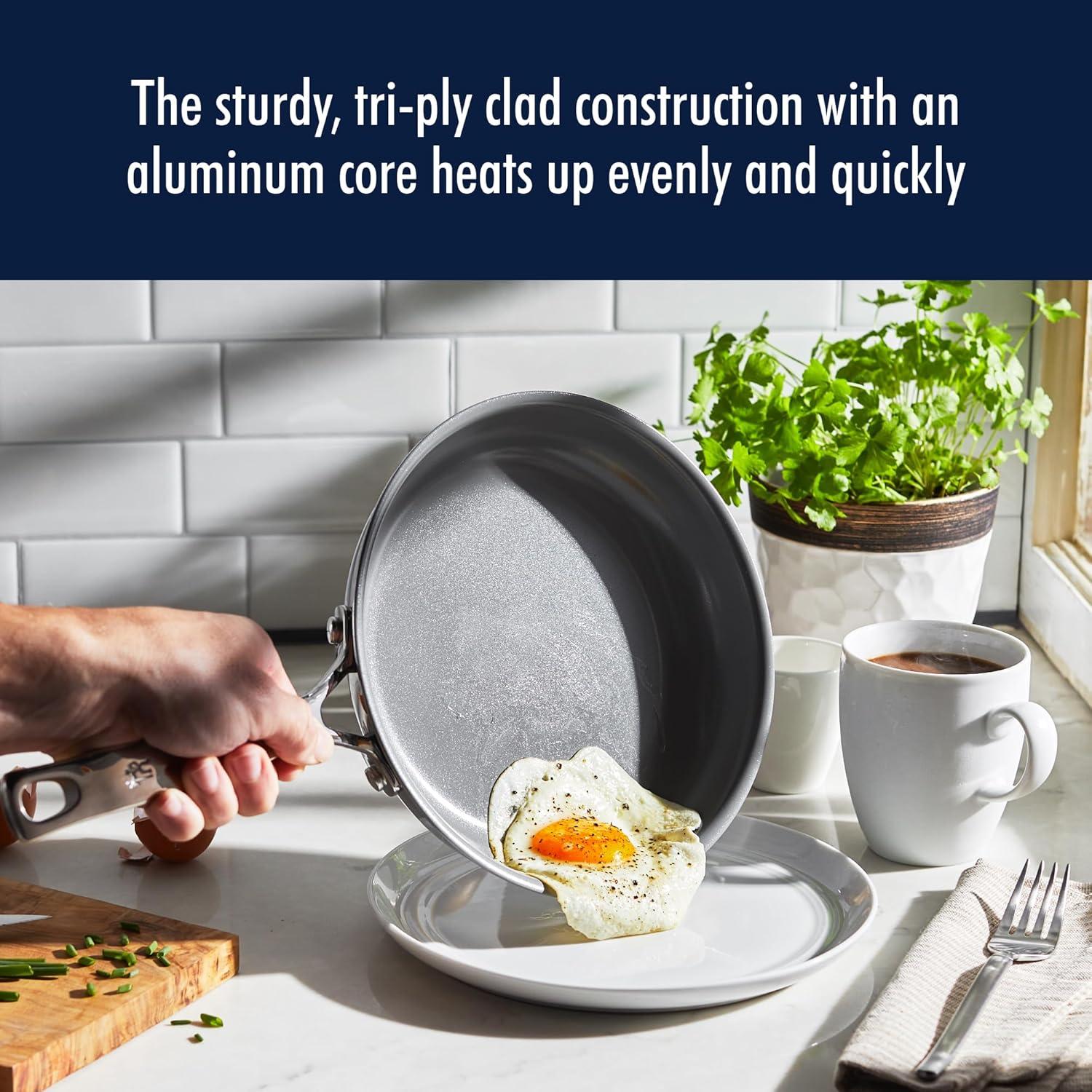 Sartén HENCKELS Clad H3 20 cm Cerámica Antiadherente Inducción