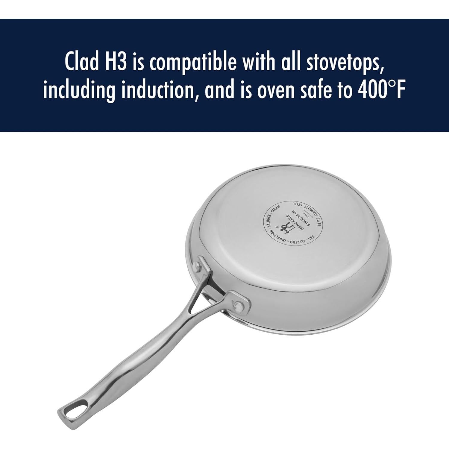 Sartén HENCKELS Clad H3 20 cm Cerámica Antiadherente Inducción