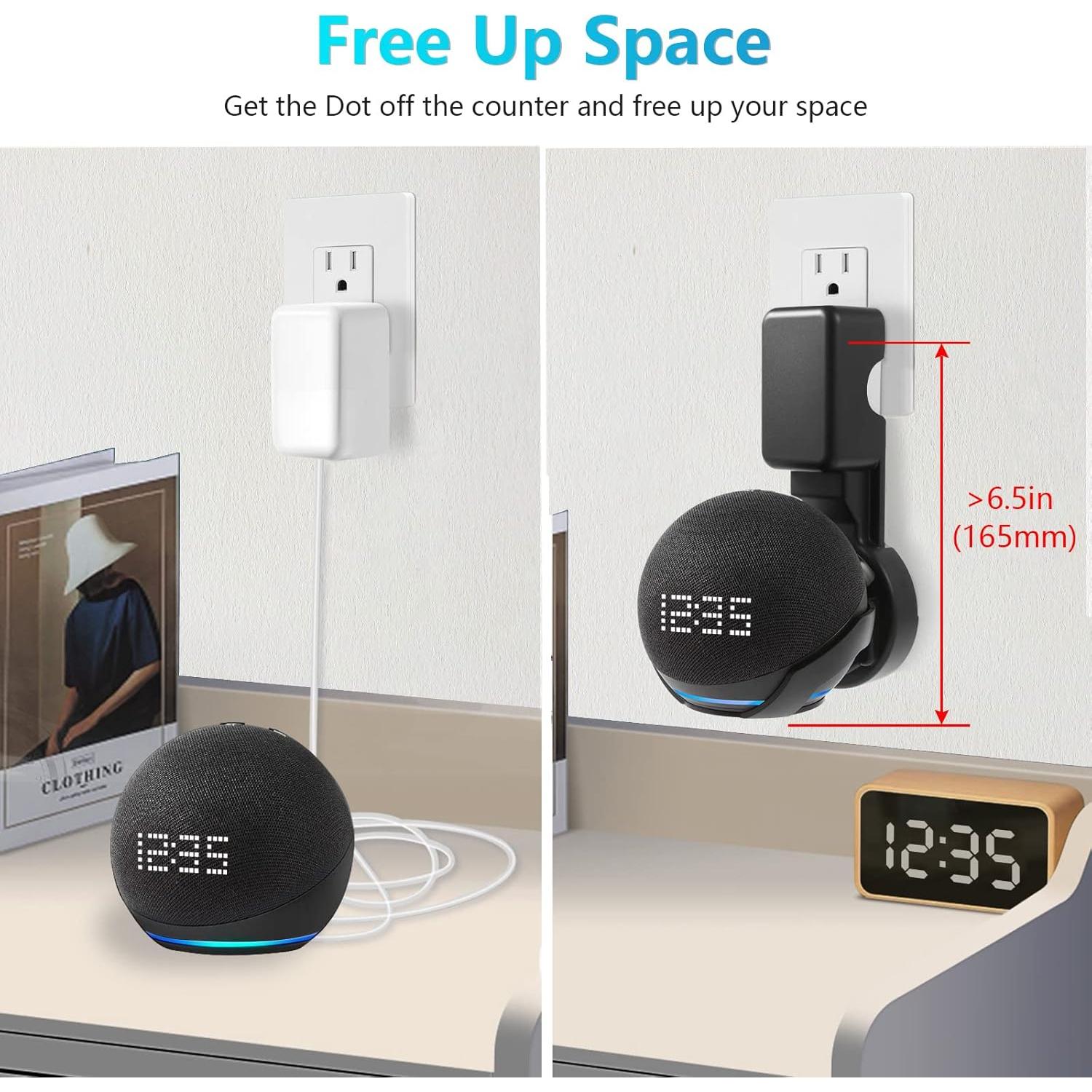 Soporte de Montaje en Pared ZUOLACO para Echo Dot 4ta y 5ta Gen