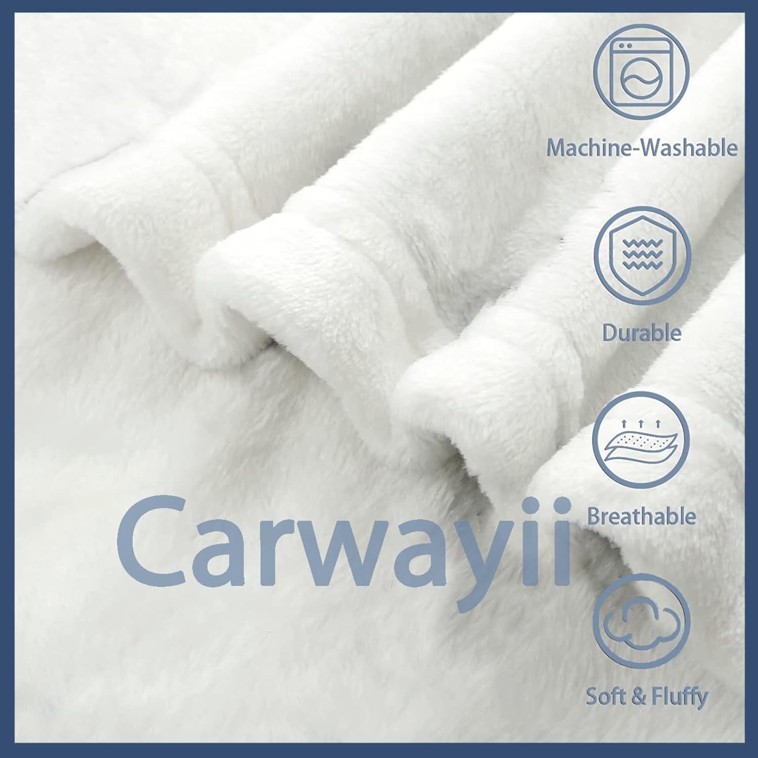 Manta de Forro Polar Carwayii Perezoso 127x101 cm Suave