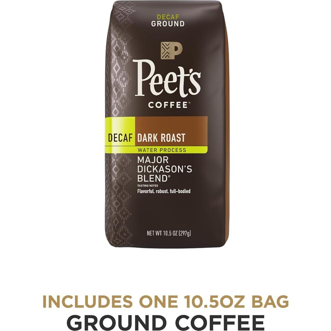 Café Molido Descafeinado Peet's 300g - Mezcla Major Dickason