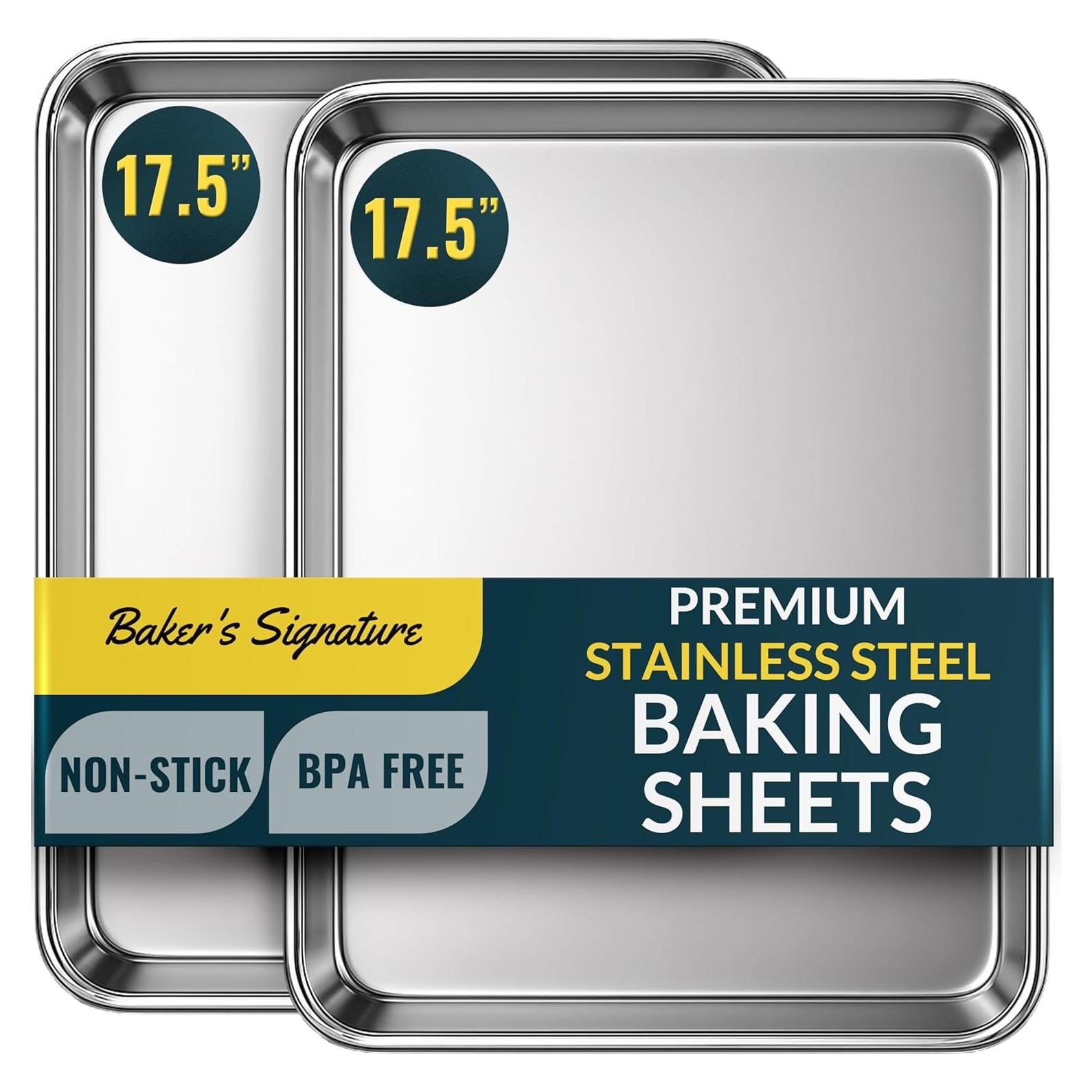 Juego de bandejas para hornear Baker's Signature 44.5x33 cm