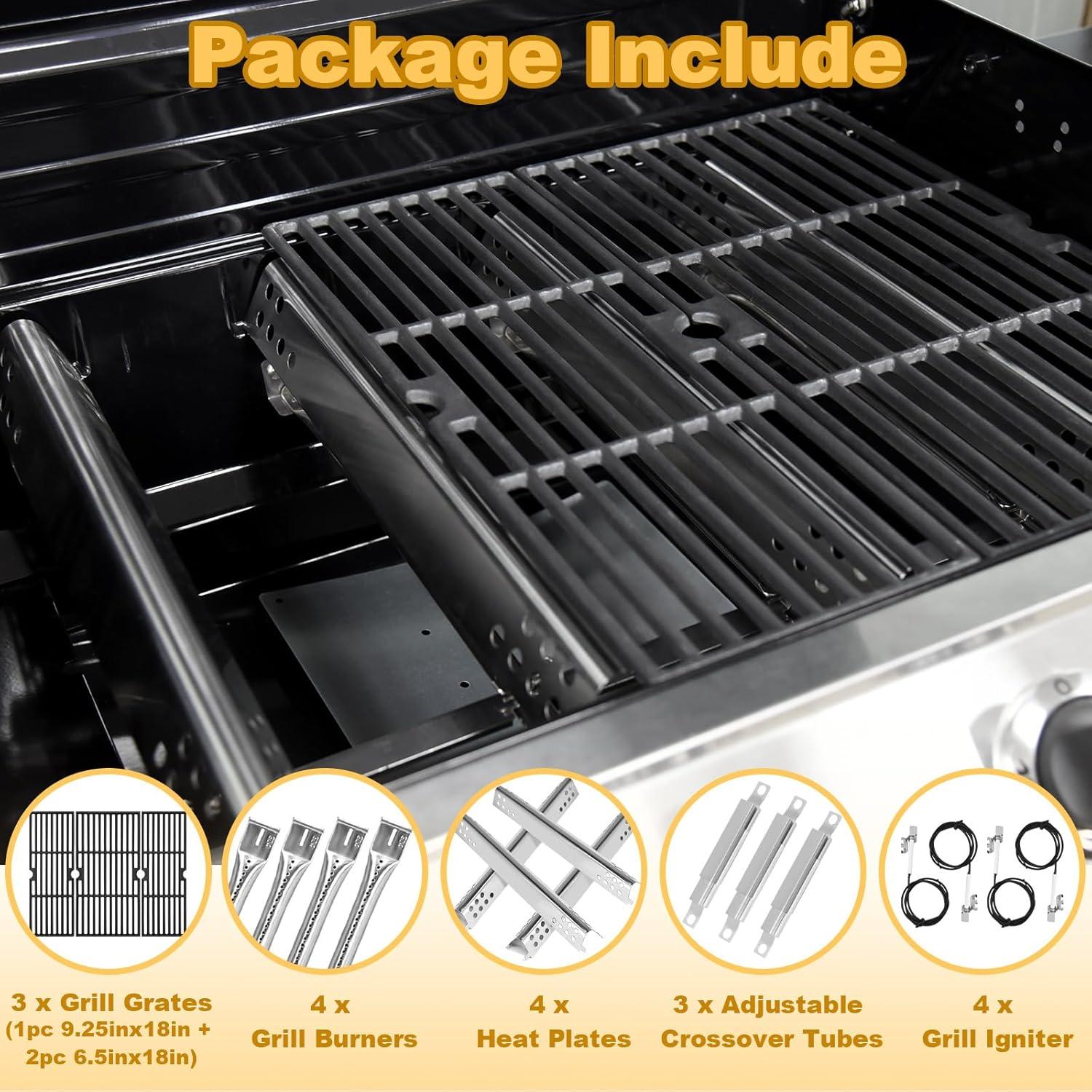 Piezas de Repuesto Parrilla Aibabcue 4 Quemadores Charbroil