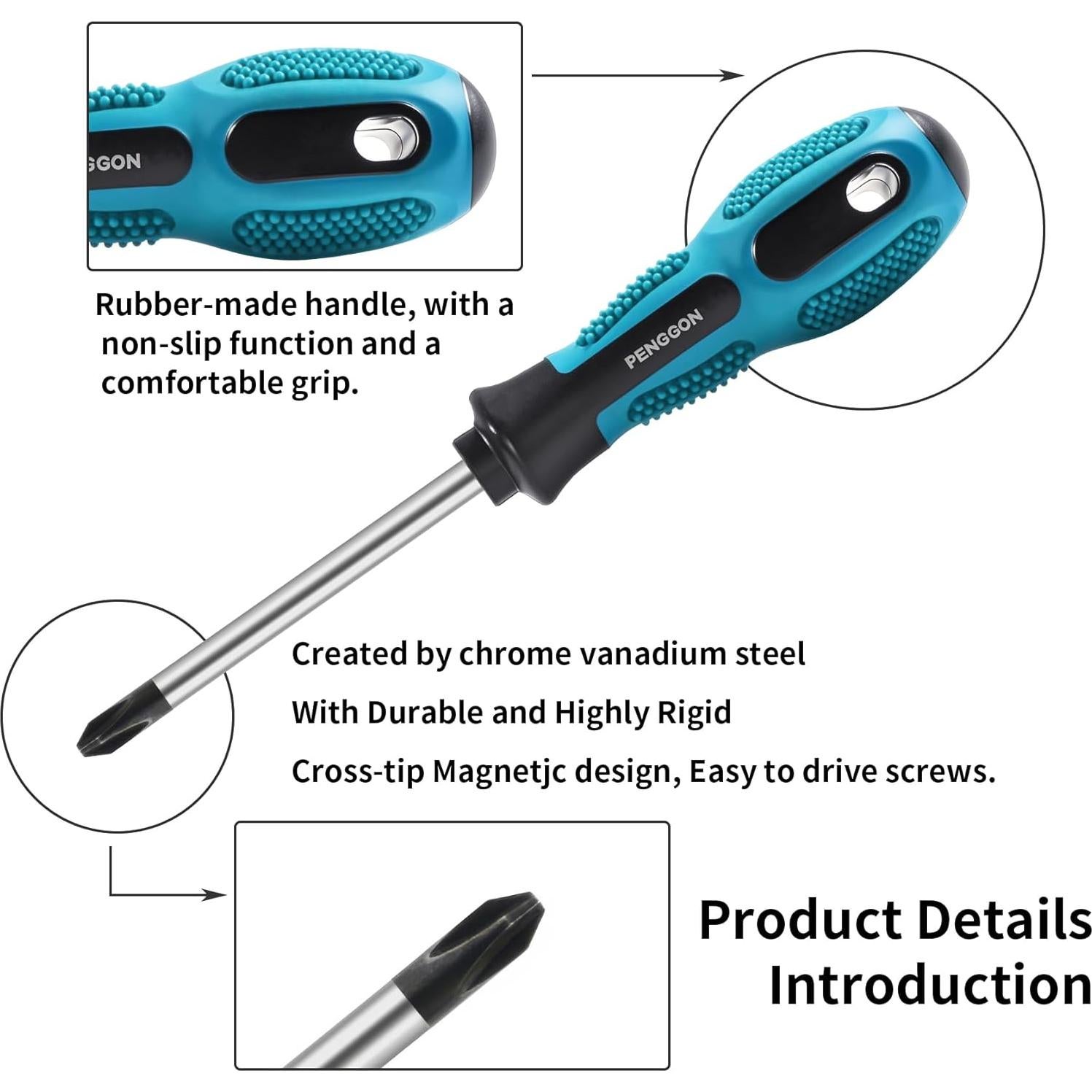 Destornillador Phillips Magnético Skweawert PH1 75mm 5mm