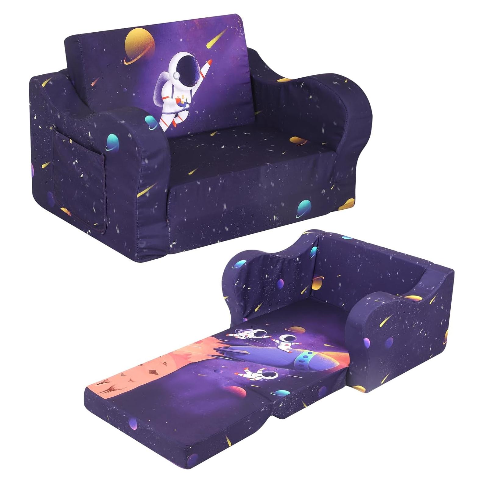 Sofá Infantil Convertible MOMCAYWEX Astronauta 60x43cm